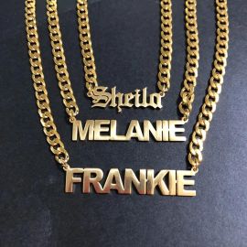 S925 Silver Custom Name Letters Necklace Deposit