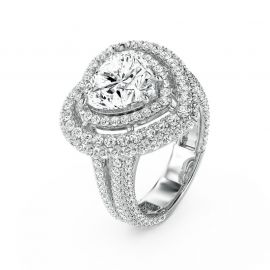 Moissanite S925 Silver Custom Wedding/Engagement Ring