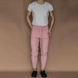 Slim knit trousers