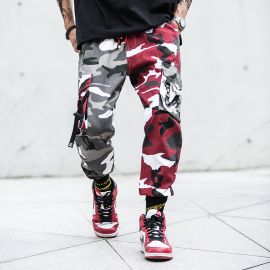 Men's hip-hop ribbon pants
