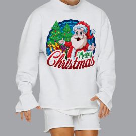 Santa Claus printed hoodie