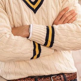 Casual fashion V-neck knitting sweater