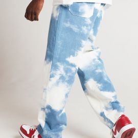 Straight Tie Dyed Jeans