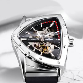 Triangle Sport Luminous Transparent Automatic Mechanical Watch