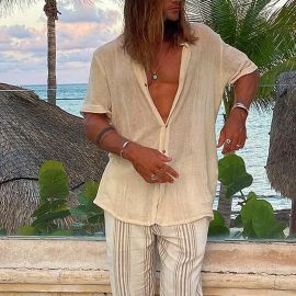 Beach Solid Color Shirt