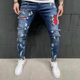 High Street Patch Jeans