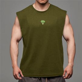 Broccoli Printed Vest