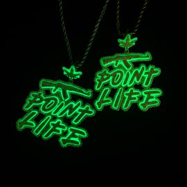 Iced Glowing POINT LIFE Pendant