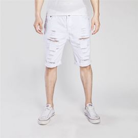 Men's Ripped Casual Denim Shorts