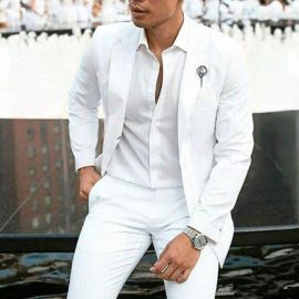 Wedding Dress Groomsmen Clothing Suit Jacket + Casual Trousers Two-piece Set