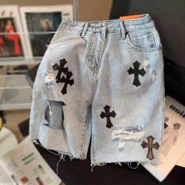 Vintage Washed Distressed Denim Shorts