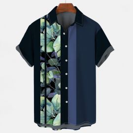 Botanical Print Hawaiian Casual Shirt Collection