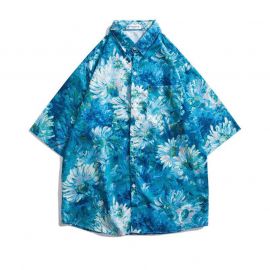 Hawaiian Retro Casual Beach Short Sleeve Shirt