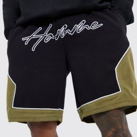 Men's Beach Casual Color Block Shorts