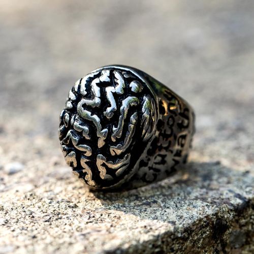 Seven Deadly Sins  Brain Stainless Steel Ring