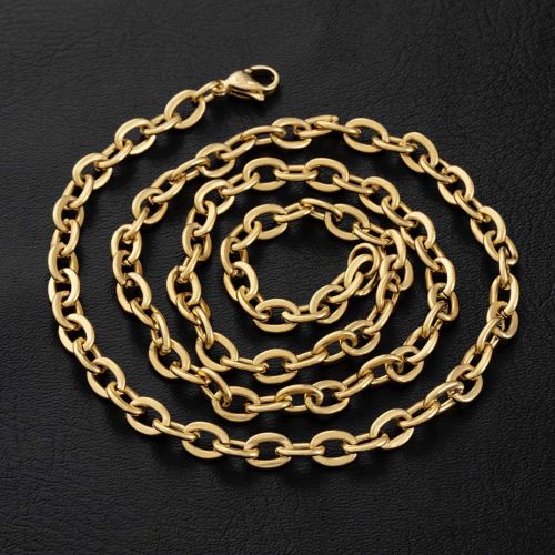 5mm Rolo Chain in Gold