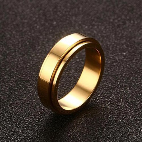 Spinner Relieving Stress Stainless Steel Band in Gold