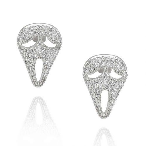 Iced Scream Mask Charm Pendant Ghostface Earrings