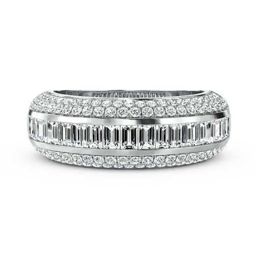 Baguette and Micro Round Cut Band