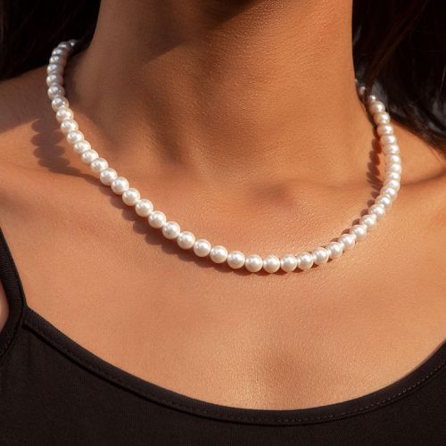 Women's 4mm/5mm/6mm/8mm/10mm Pearl Necklace