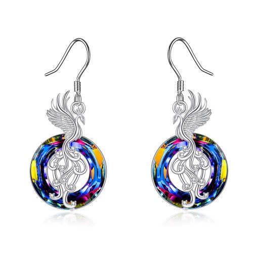 Firebird Crystal Phoenix Earrings