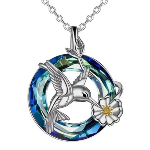 Crystal Hummingbird Necklace