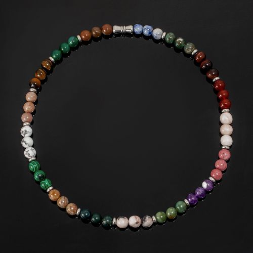 7 Chakra Healing Stones Energy Necklace