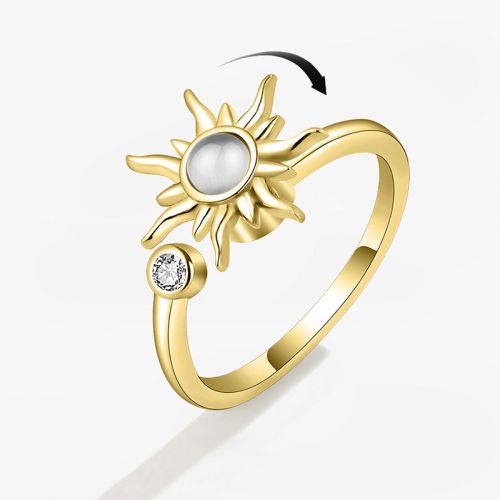 Sun Fidget Spinner Ring