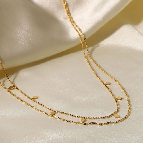 Double Layered Stainless Steel Necklace