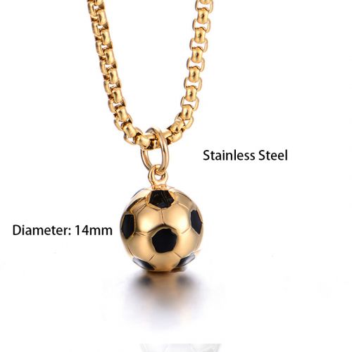 Soccer Stainless Steel Pendant