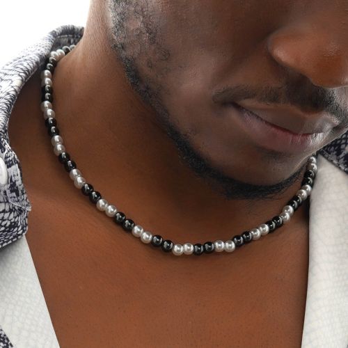 6mm Magnetic Hematite Pearl Necklace