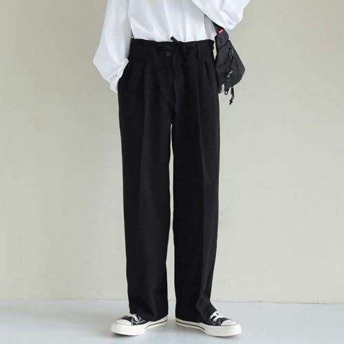Straight Button Casual Pants