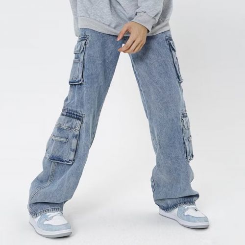 Vintage Multi Pocket High Street Jeans