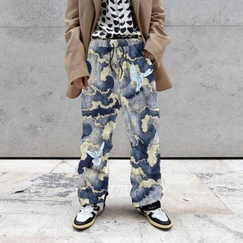 Men's Fashion Street Printed Casual Pants