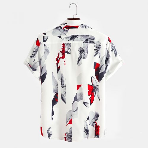 Men's Printed Hawaiian Beach Fashion Shirt