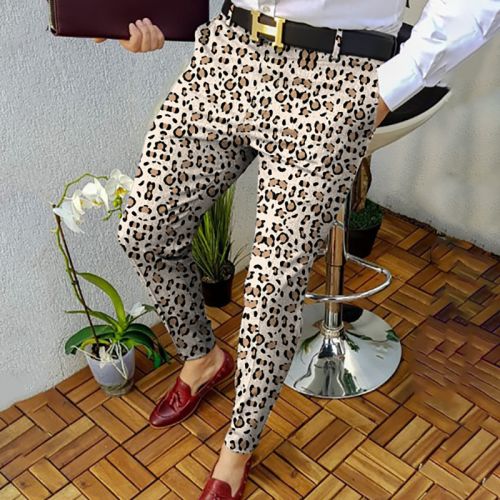 New Pattern Printing Casual Style Fashion Suit Pants