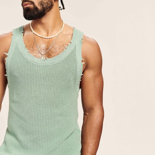 Loose Casual Knit Vest