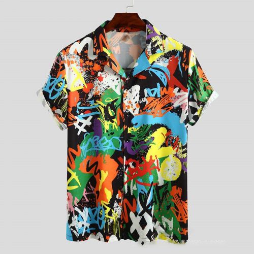 Hawaiian Short Sleeve Print Shirt