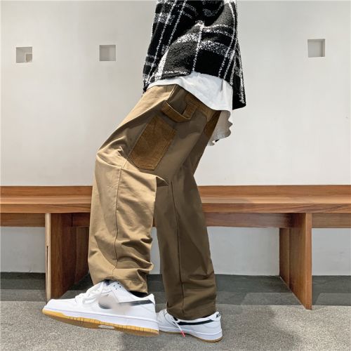 Men's High Street Japanese Retro Wide Leg Pants