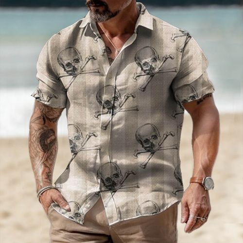 Hawaiian Shirt Print Short Sleeve Shirt