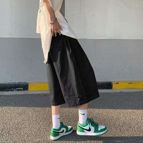 Japanese Retro Loose Cropped Shorts