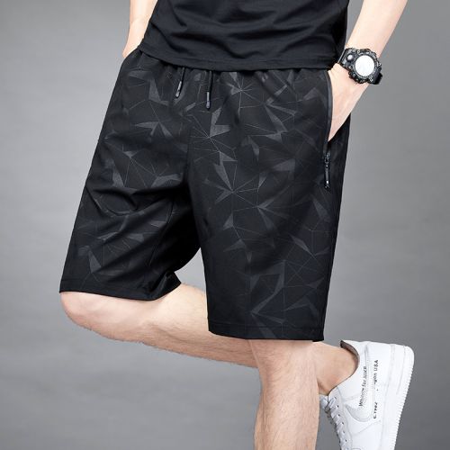 Casual Ice Silk Quick-Drying Beach Shorts