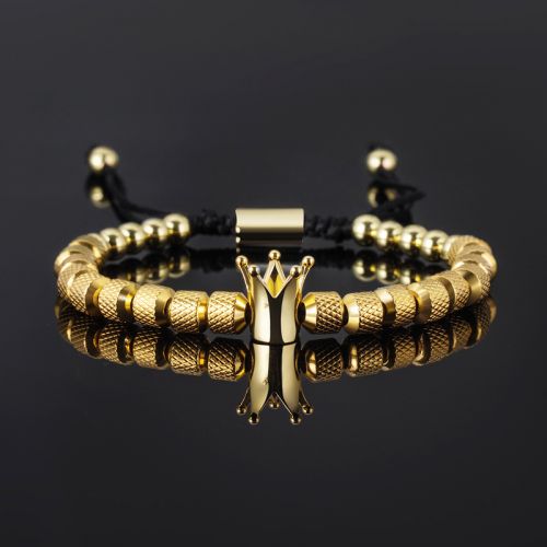 King Crown Beads Adjustable Bracelet