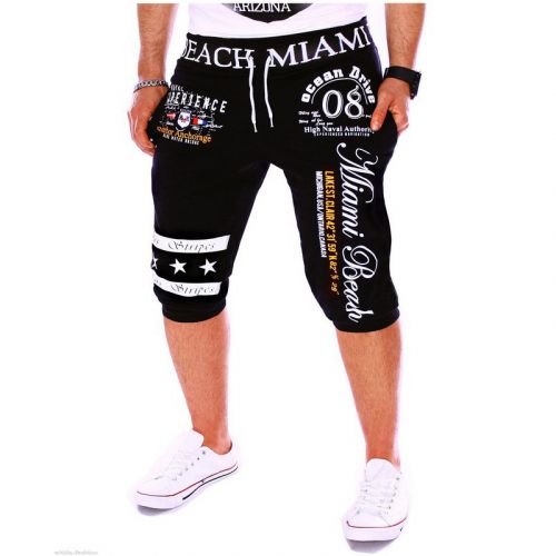Fashion Print Sports Capri Pants
