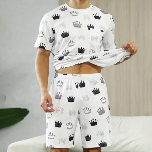 Men's Summer Print T-shirt Set