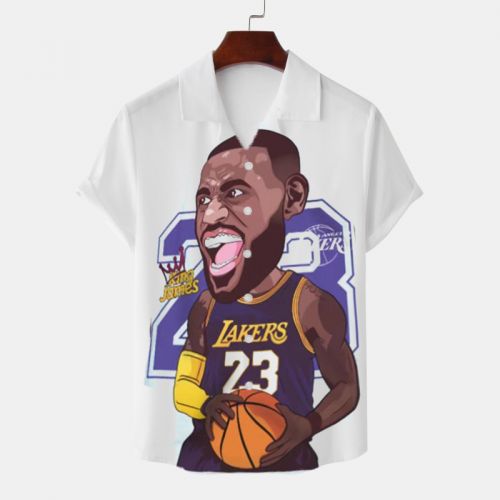 Basketball Kobe Bryant Commemorative Print Shirt