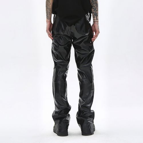 High Street Black Slim Leather Pants