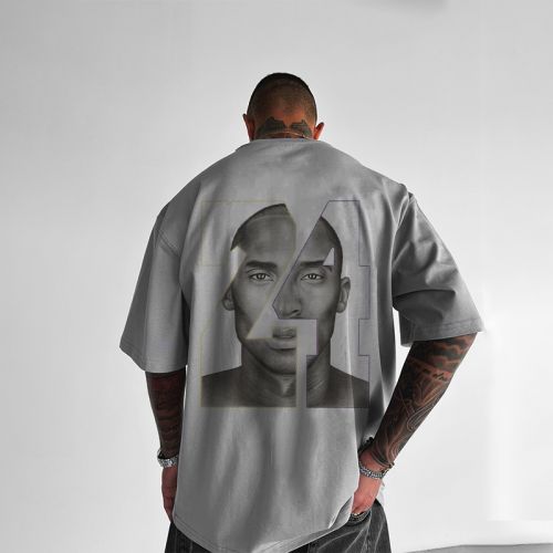 Graphic Tee With Memorial Figure