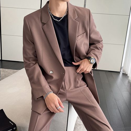 Solid Color Fashion Business Suit