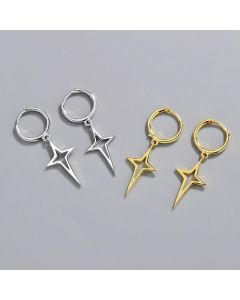 Lucky Four-pointed Star Dangle Earrings